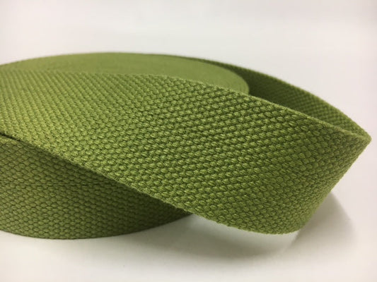 Gurtband Moosgrün Extrastark 32 mm