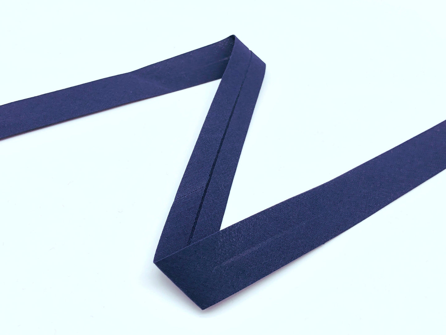 Schrägband 27 mm Navy Blau