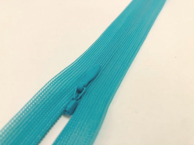 Nahtverdeckter Reißverschluss Türkis Aqua 30 cm