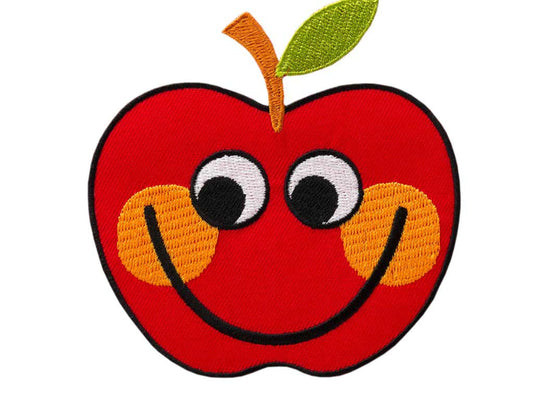 Roter Apfel Bügelbild/Applikation