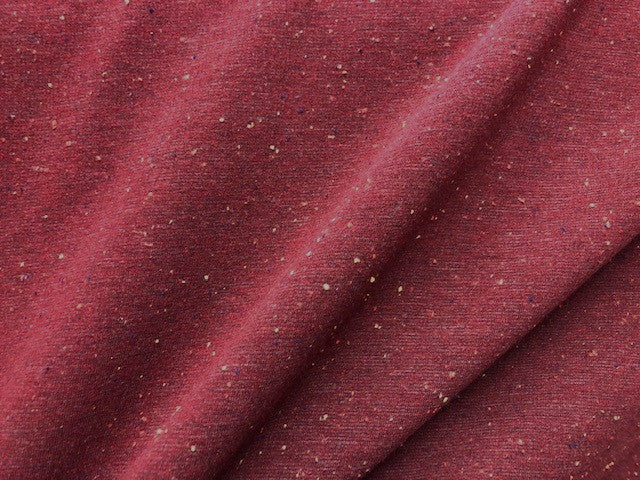 Sweatshirtstoff Cosy Bordeaux Bunt