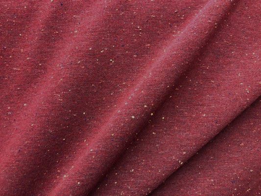 Sweatshirtstoff Cosy Bordeaux Bunt