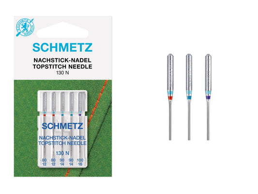 Nähmaschinennadeln Topstitch Stärke 80-100