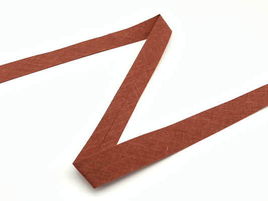 Schrägband 27 mm Rotbraun 249