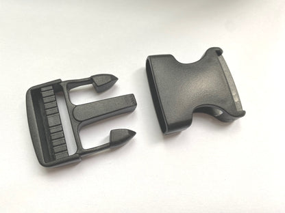 Steckschnalle 40 mm Schwarz