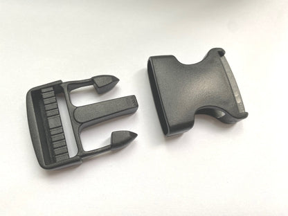Steckschnalle 40 mm Schwarz