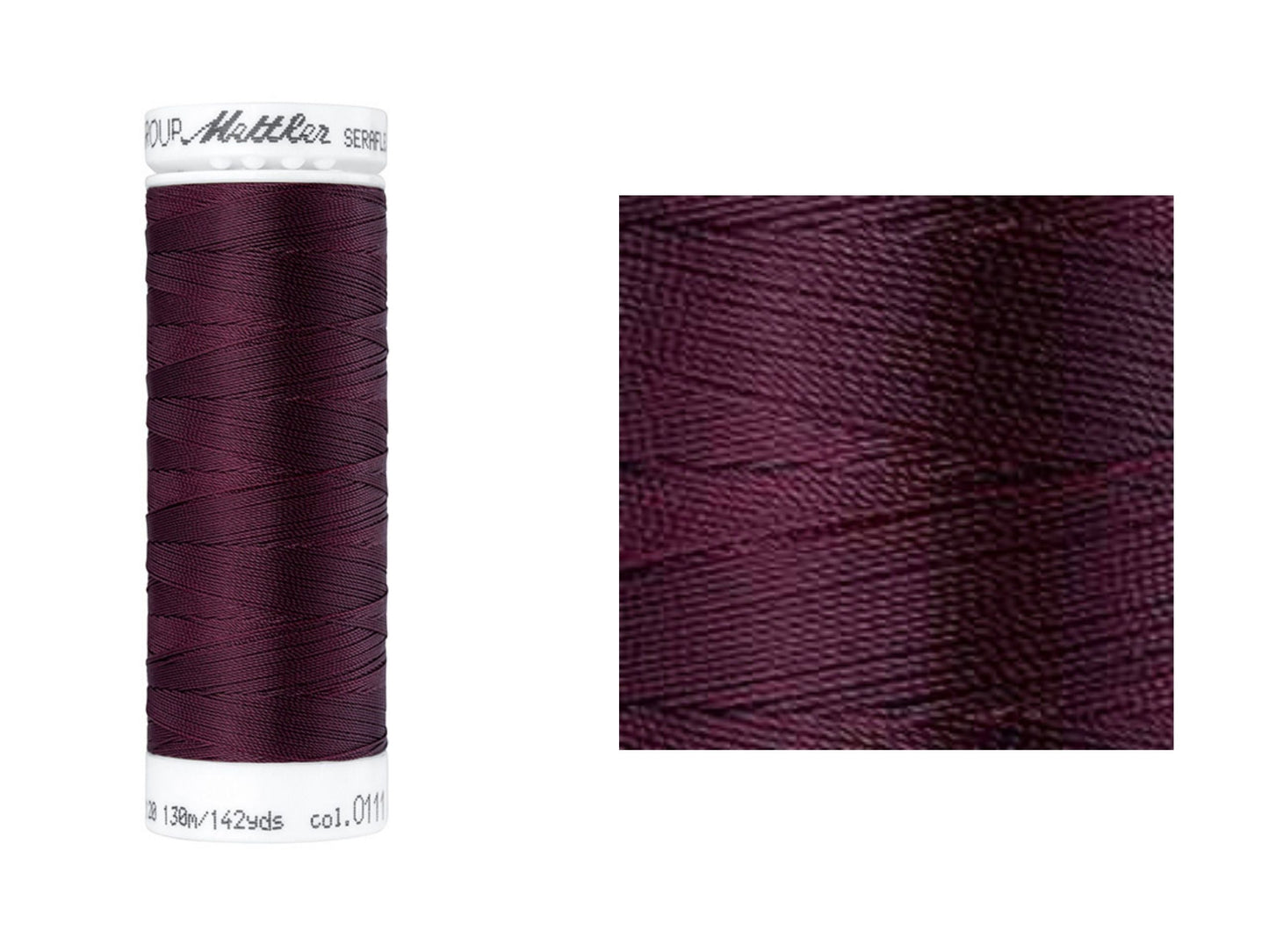 Seraflex Elastik-Nähgarn Beet Red 111