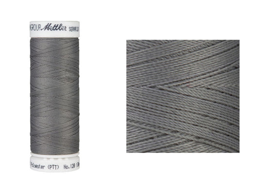 Seraflex Elastik-Nähgarn Tin Grau 318