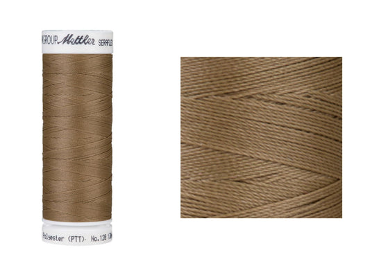 Seraflex Elastik-Nähgarn Brown Mushroom 387