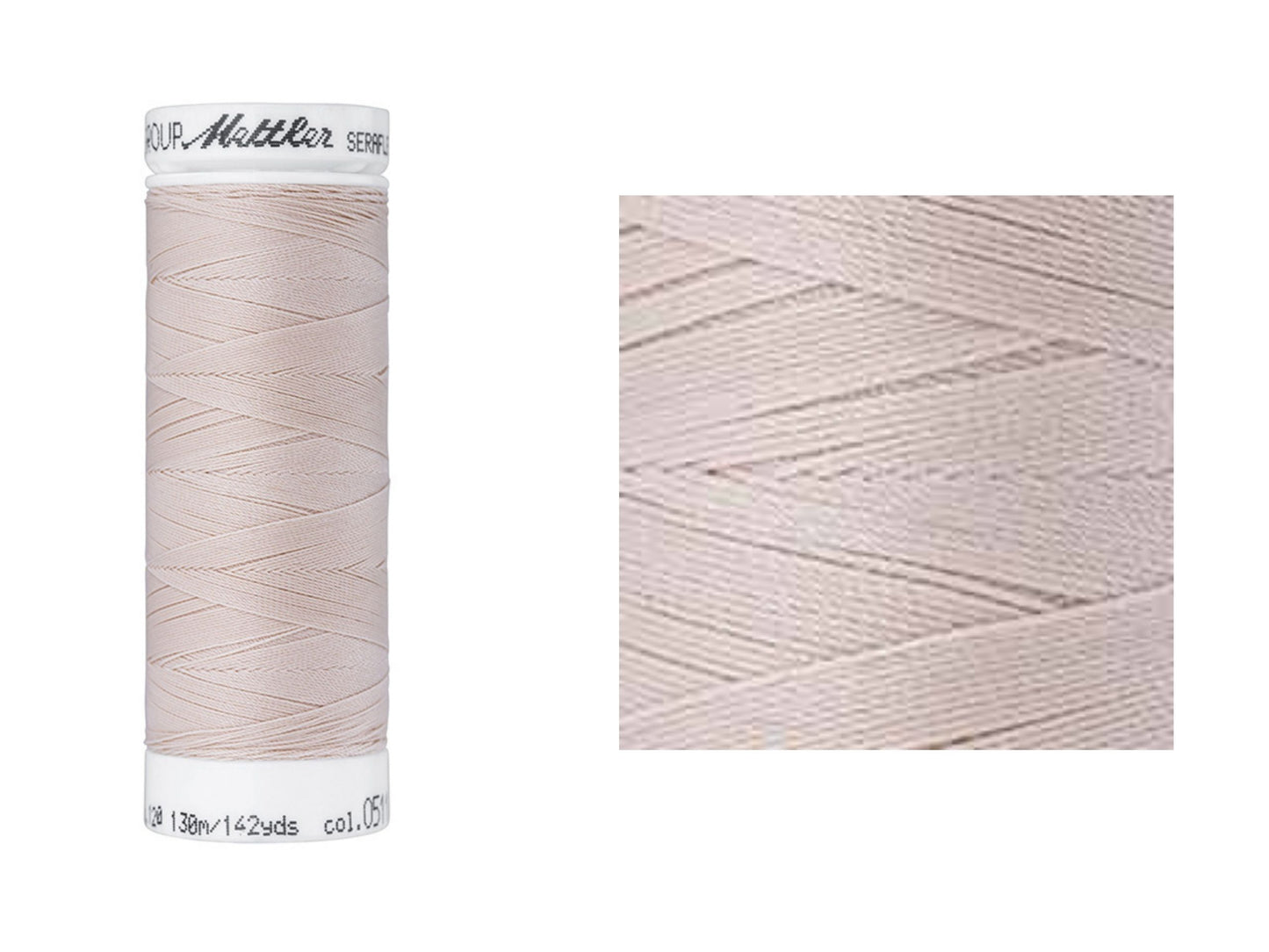 Seraflex Elastik-Nähgarn Nude