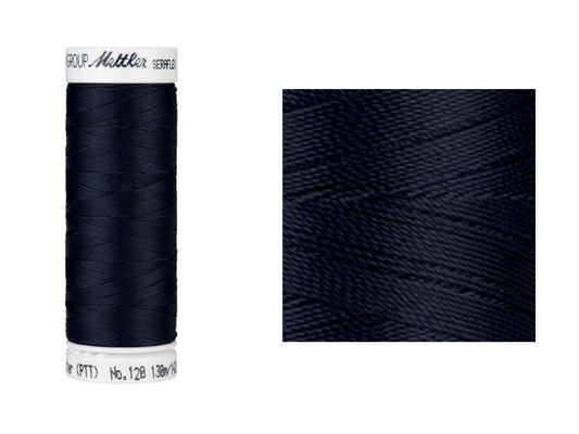 Seraflex Elastik-Nähgarn Darkest Blue 821