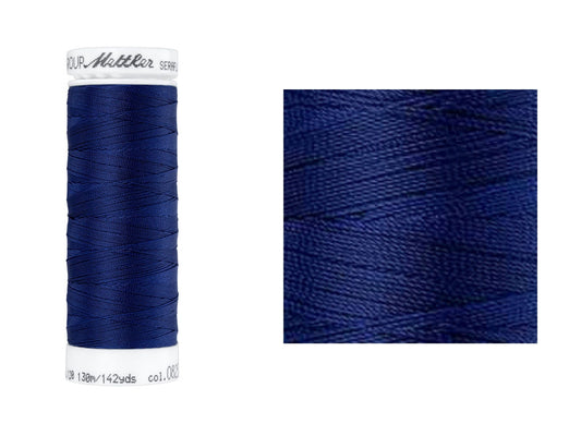 Seraflex Elastik-Nähgarn Navy Marine 825