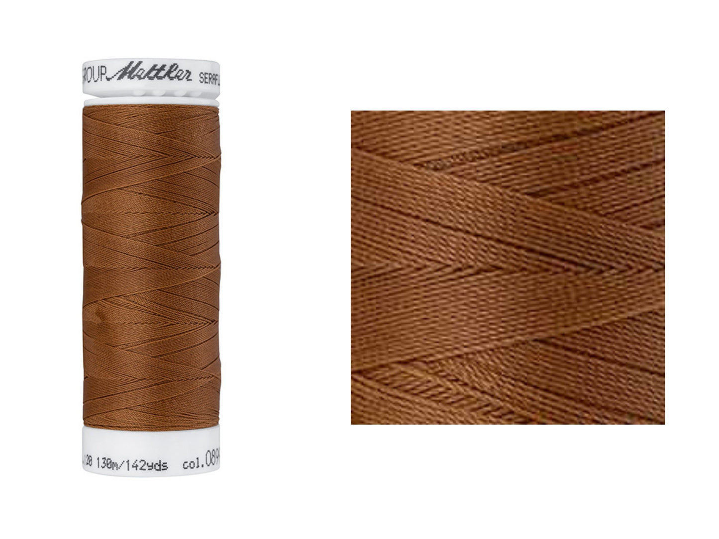 Seraflex Elastik-Nähgarn Bronze