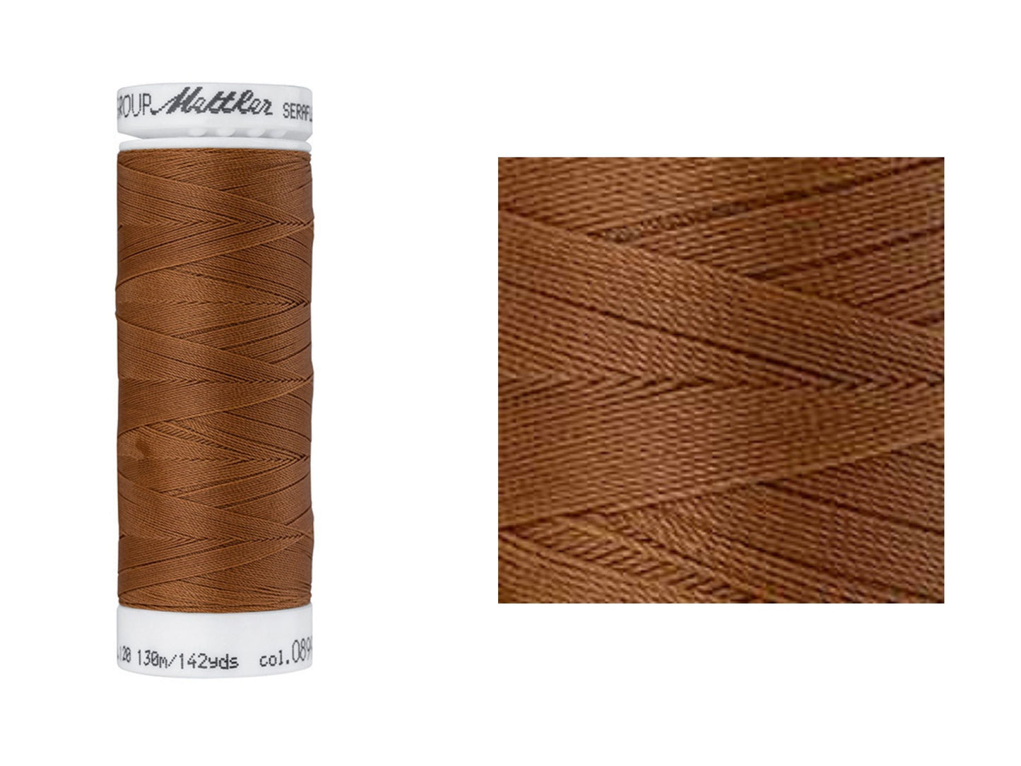 Seraflex Elastik-Nähgarn Bronze Braun 899