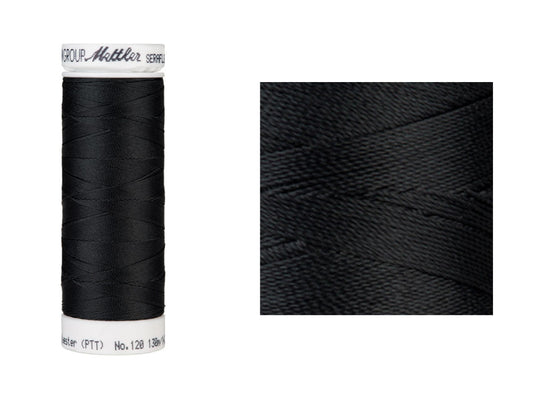 Seraflex Elastik-Nähgarn Deep Well Fastschwarz 1283