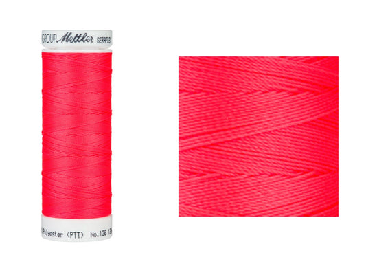 Seraflex Elastik-Nähgarn Neonkorall