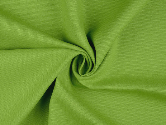 Dekostoff Uni Grün Canvas Robust