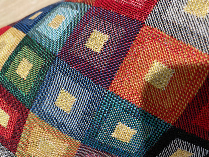 Dekostoff Squares Goldglitzer