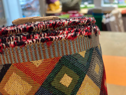 Dekostoff Squares Goldglitzer