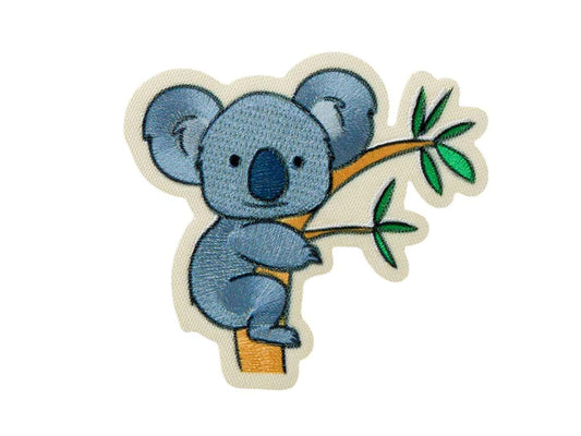 Koala Blau Bügelbild/Applikation