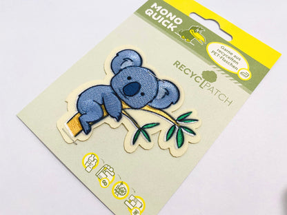 Koala Blau Bügelbild/Applikation