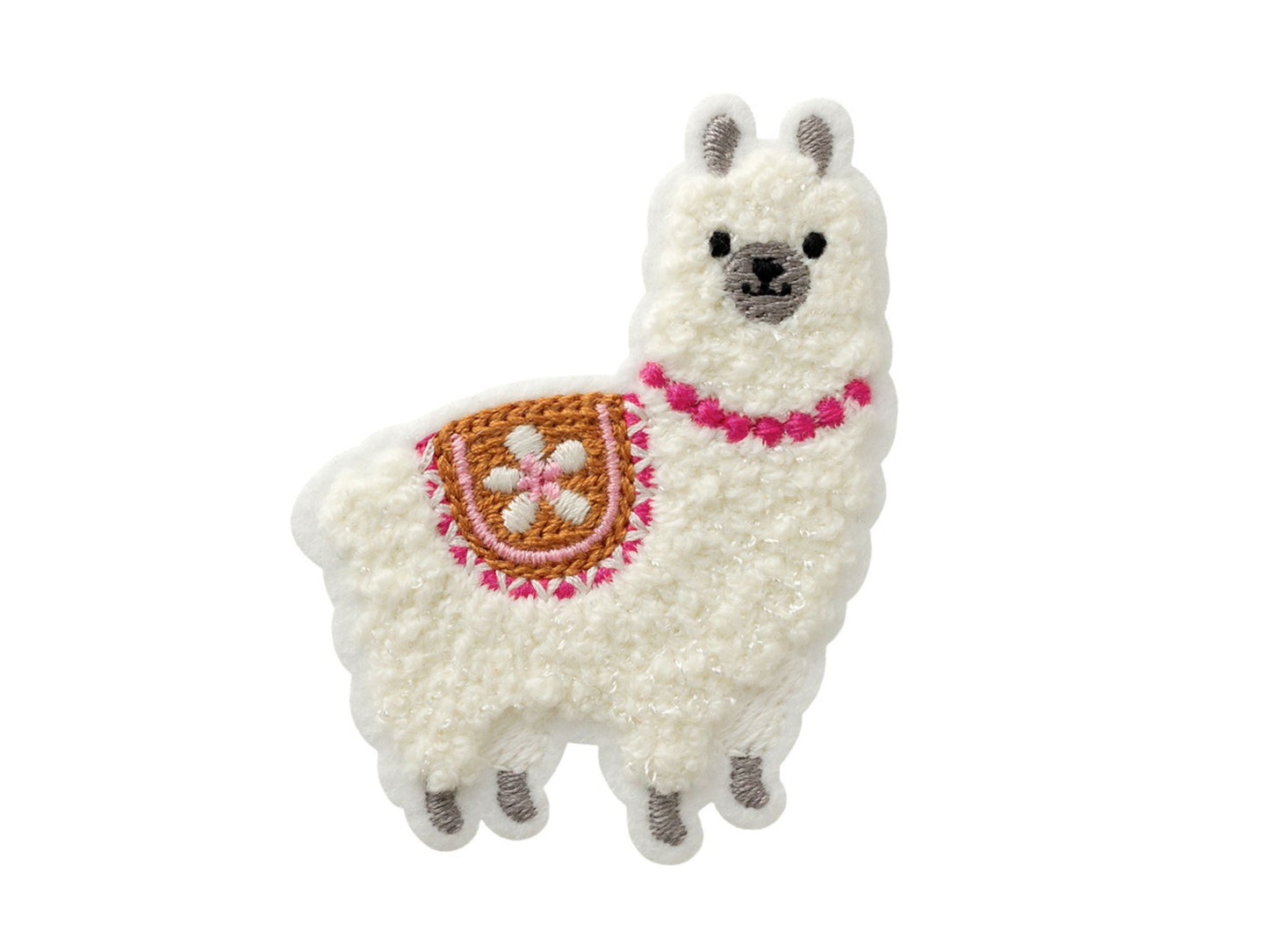 Alpaka flauschig Bügelbild/Applikation