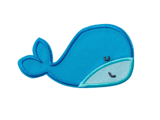 Blauwal Bügelbild/Applikation