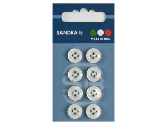 Knopf 4-Loch 11 mm weiß