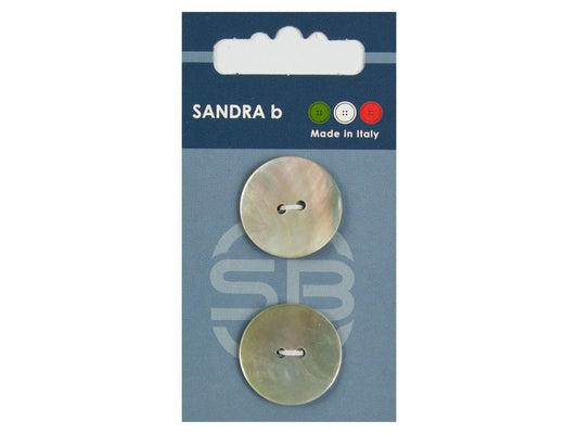 Knopf 2-Loch 23 mm Perlmutt