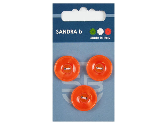 Knopf 2-Loch 20,5 mm orange