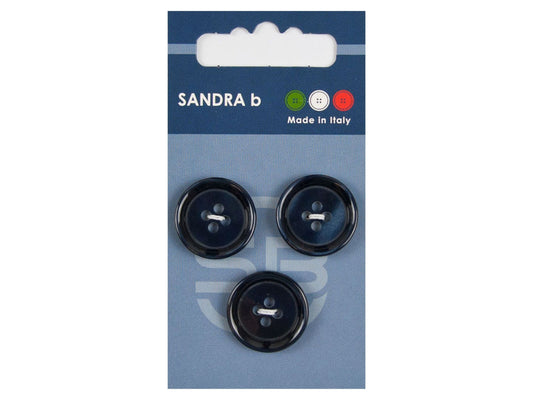 Knopf 4-Loch 20,5 mm dunkelblau