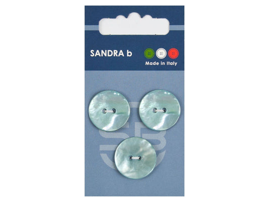 Knopf 2-Loch 20,5 mm hellblau