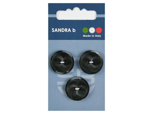 Knopf 2-Loch 20,5 mm schwarz