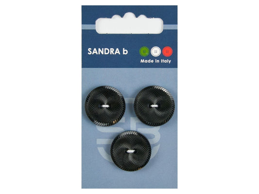 Knopf 2-Loch 20,5 mm schwarz