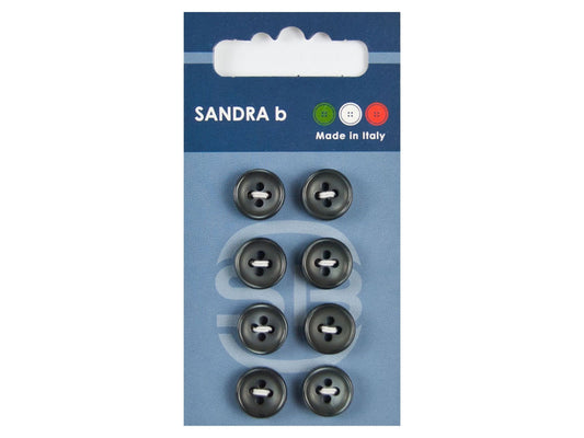 Knopf 4-Loch 11 mm schwarz