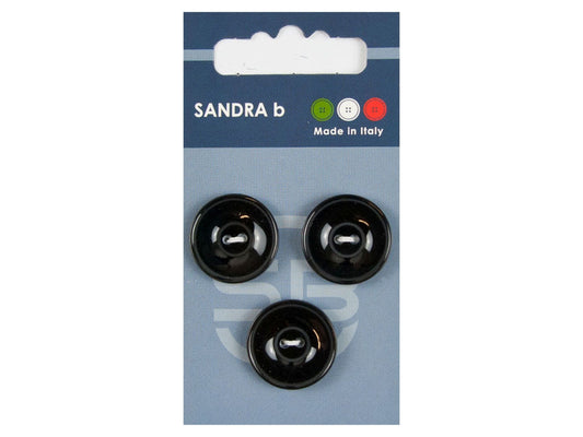 Knopf 2-Loch 20,5 mm schwarz