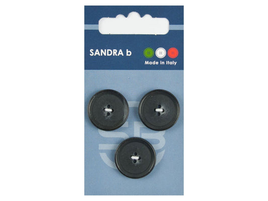 Knopf 4-Loch 20,5 mm schwarz