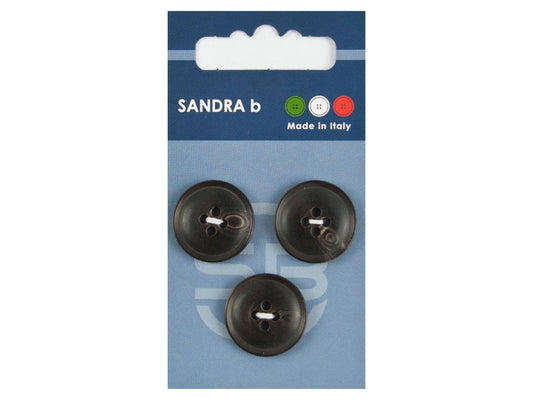 Knopf 4-Loch 20,5 mm Grau