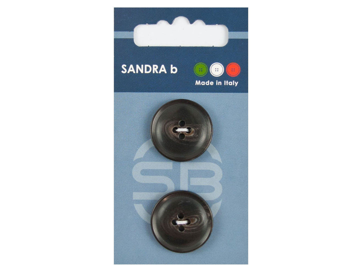 Knopf 4-Loch 23 mm Grau