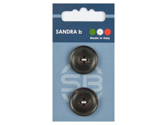 Knopf 4-Loch 23 mm Grau