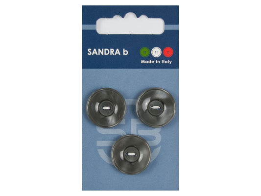 Knopf 2-Loch 20,5 mm Grau