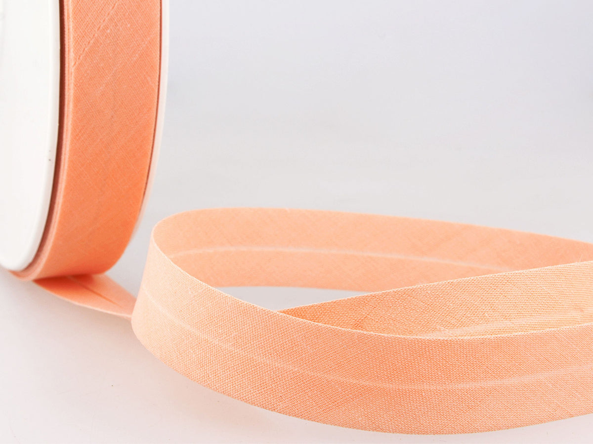 Schrägband 20 mm Apricot 12