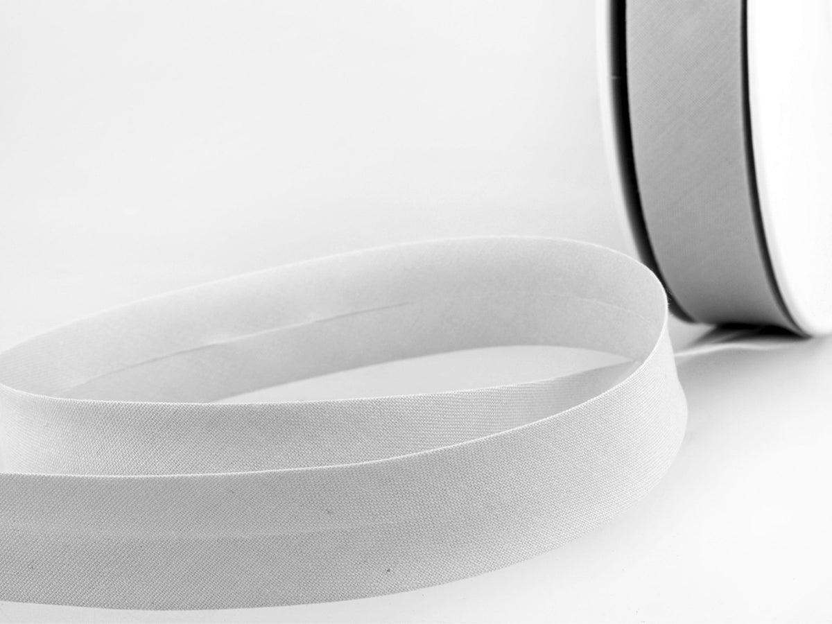 Schrägband 20 mm Lichtgrau 130
