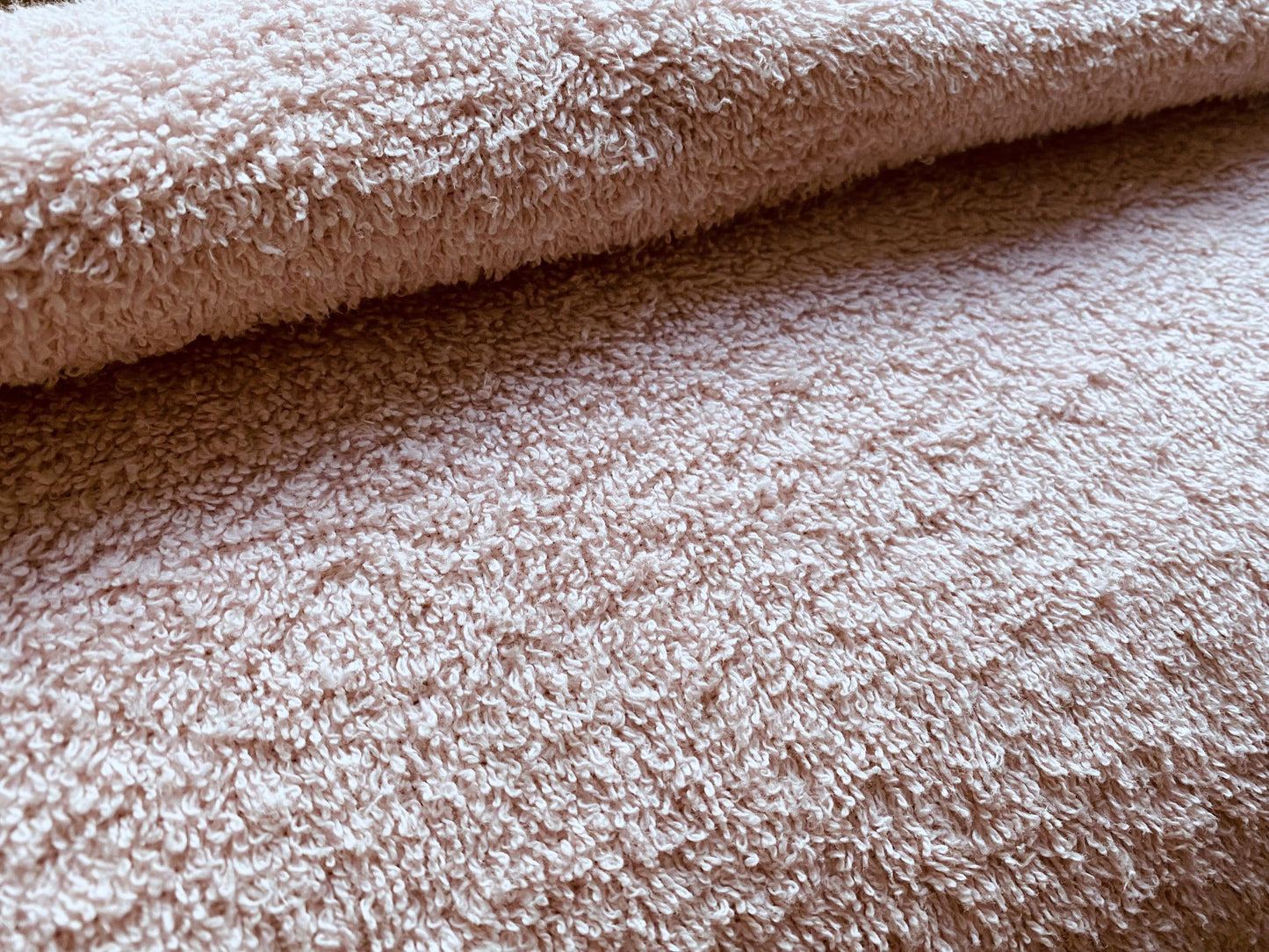 Frottee Uni Pastell Rosa VH 039