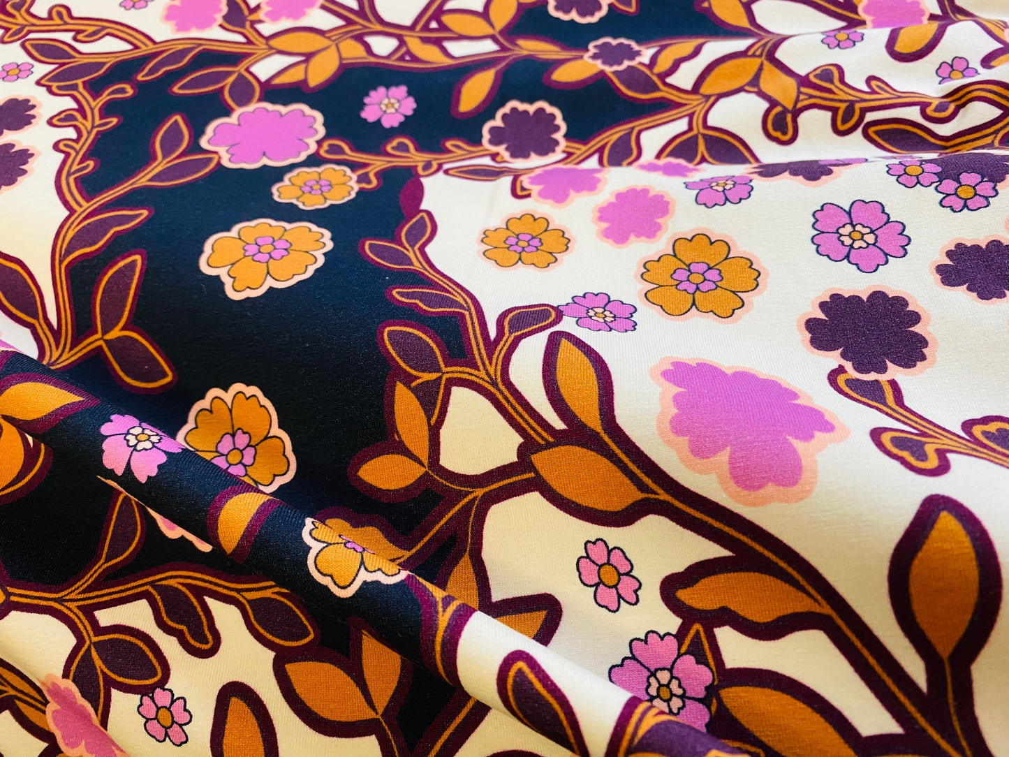 Jersey Edle Blumenranken Avalana