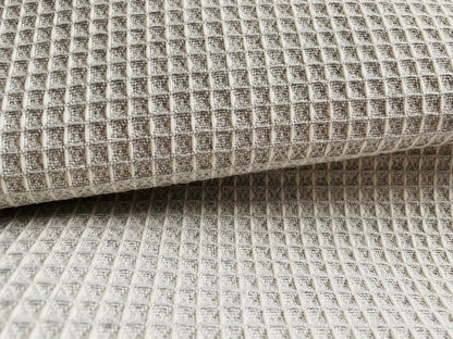 Softes Waffelpique Hellgrau