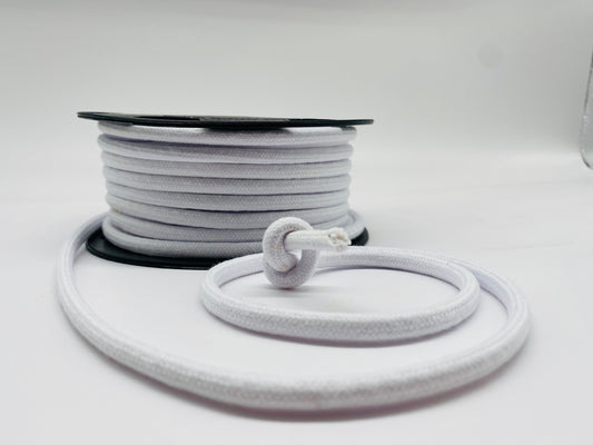 Baumwollkordel Weiß 9 mm