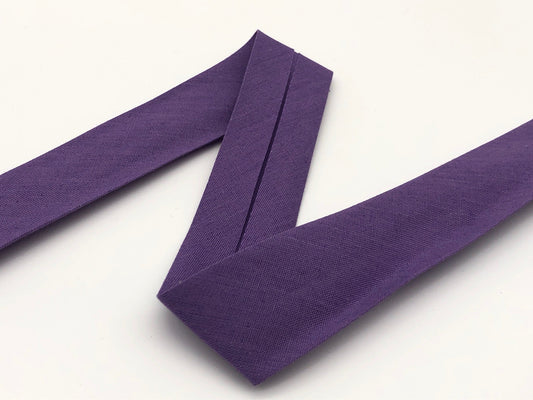 Schrägband 20 mm Pflaume Violett 91