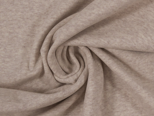 Bündchen Melange Hellbraun