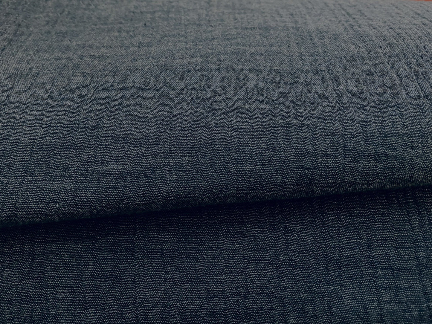 Musselin/Gauze Melange Dunkelblau Navy